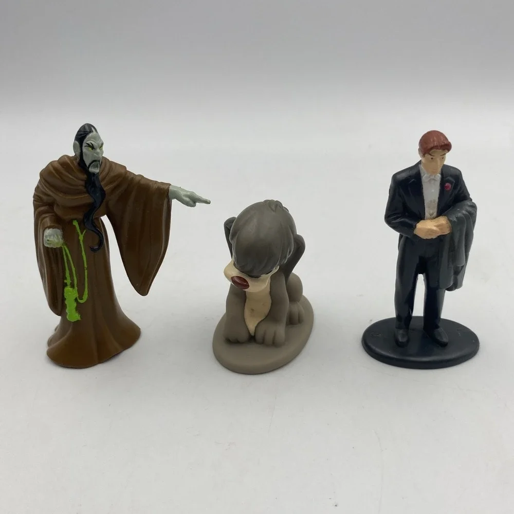Vintage Lot of 3 Anastasia Rasputin Dimitri Pooka PVC Figures 1997 Cake Toppers